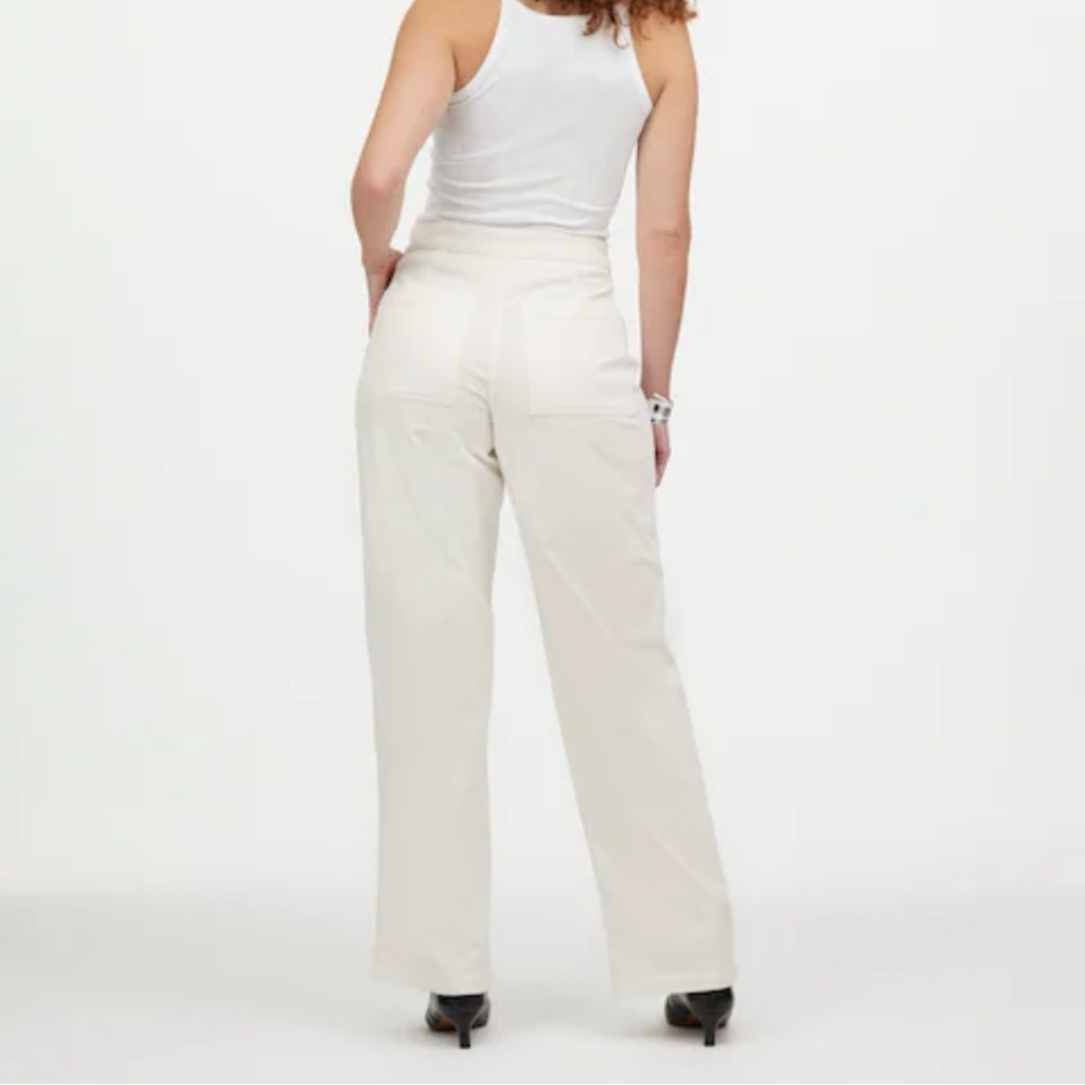 Madewell The Curvy Emmett Wide-Leg Pant in Corduroy: Welt Pocket Edition size 27 - Picture 4 of 15